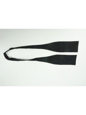 Charvet Coal Black Textured 100% Silk Bow Tie Made France